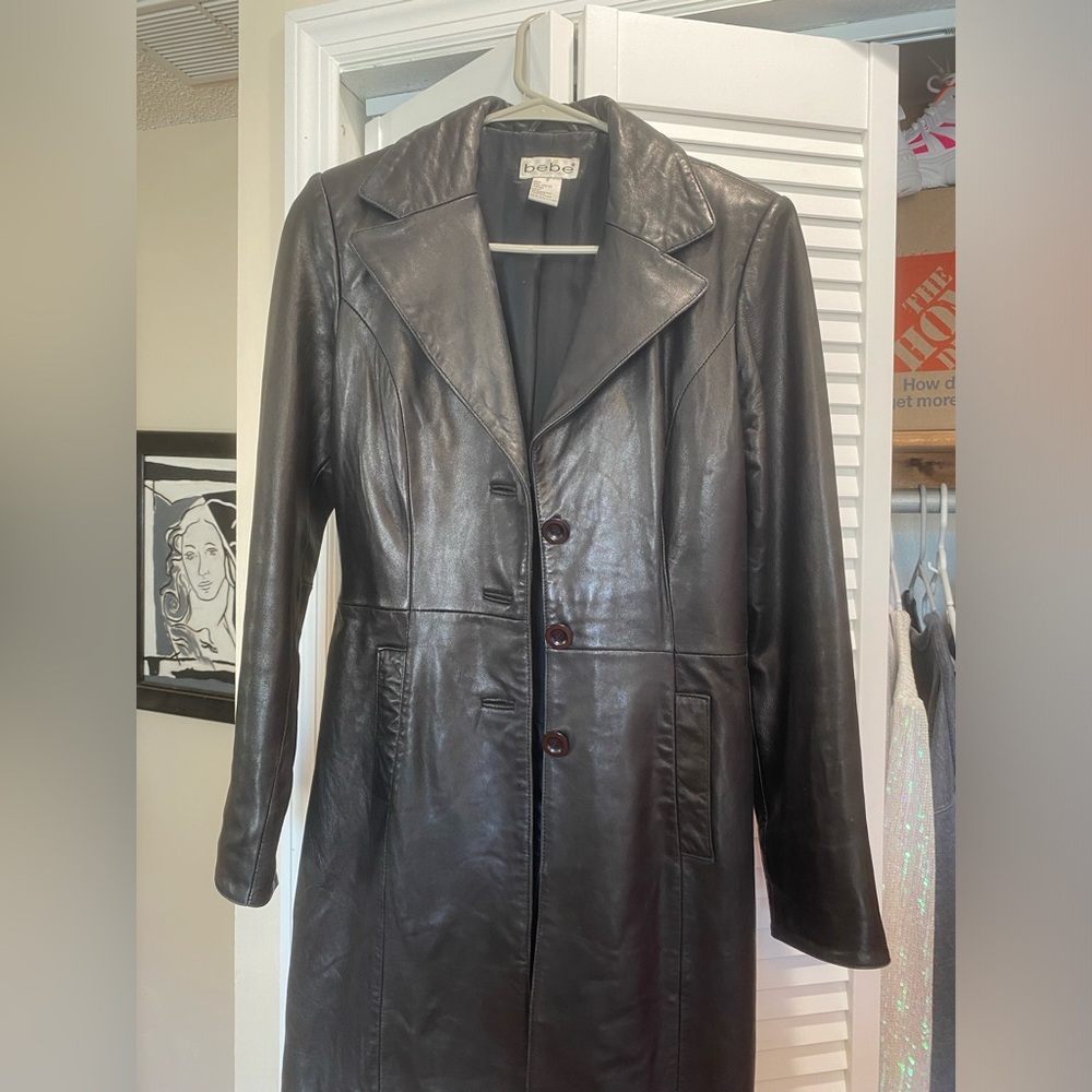 Bebe leather jacket